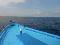 statkiem na Malediwach